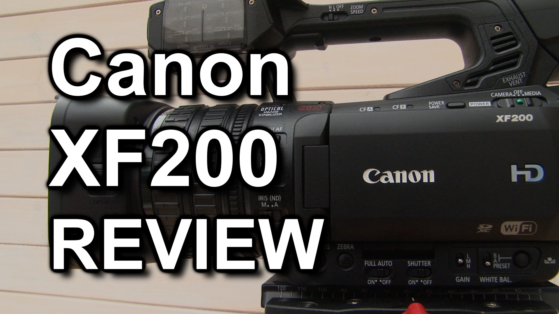 Canon XF200 review thumbnail