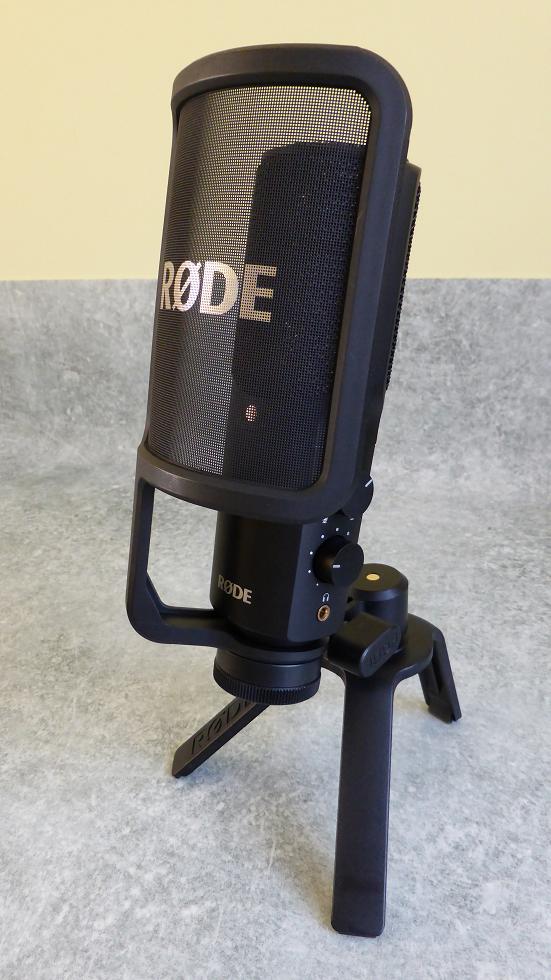 Rode NT-USB with pop filter