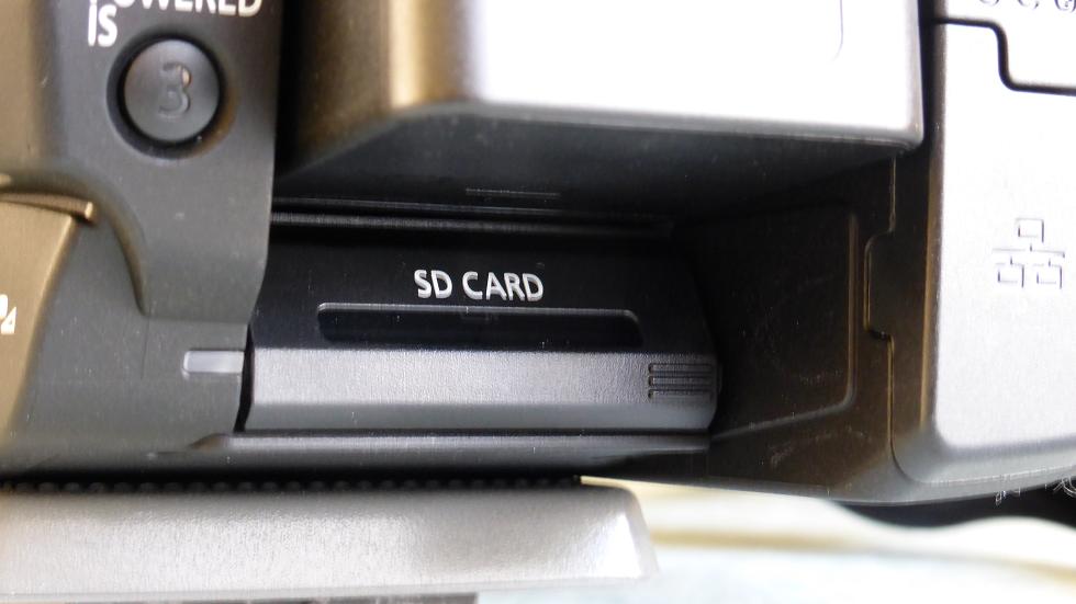 XF200 SD card slot under battery