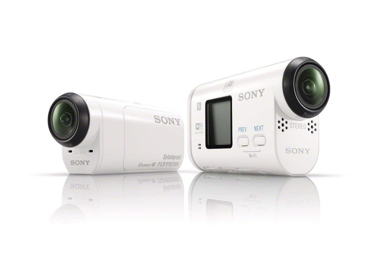 Sony HDR-AZ1VR with the bigger AS100VR